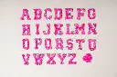 Hot Pink Chinelle Patch (A-Z)