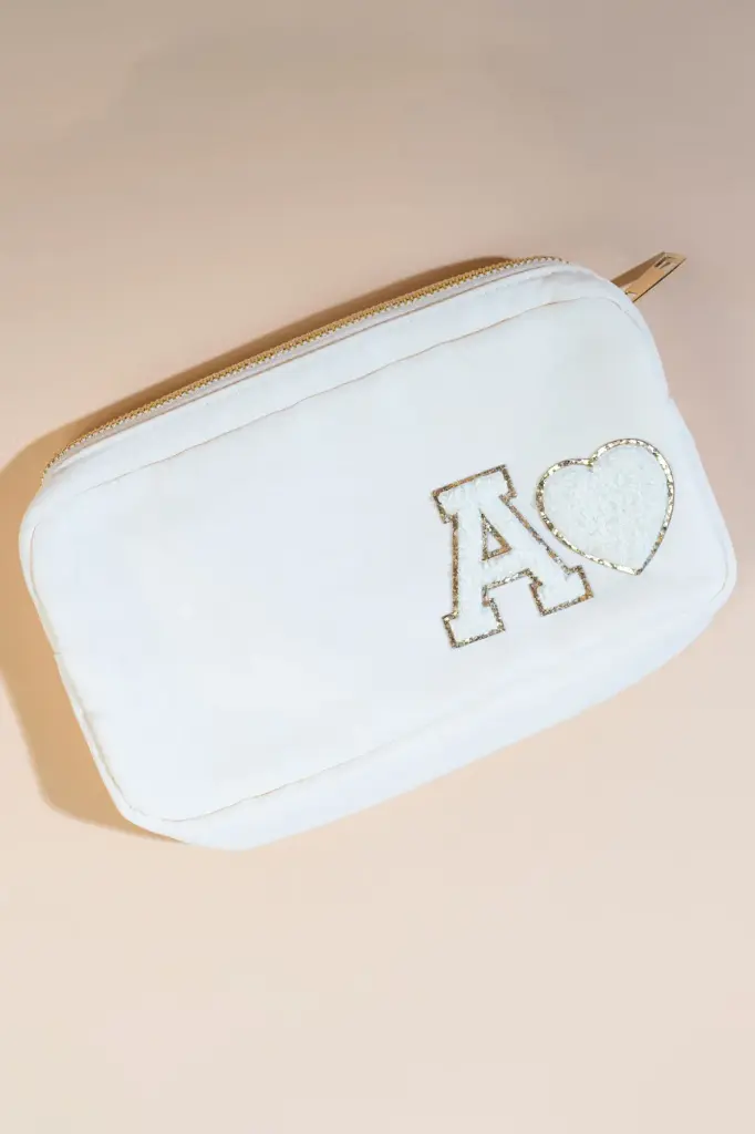 Medium Pouch Almond White