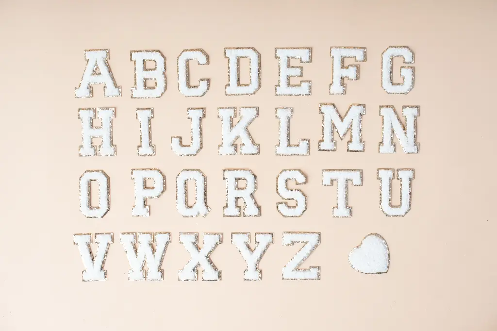 White Chinelle Patch (A-Z) (copy)