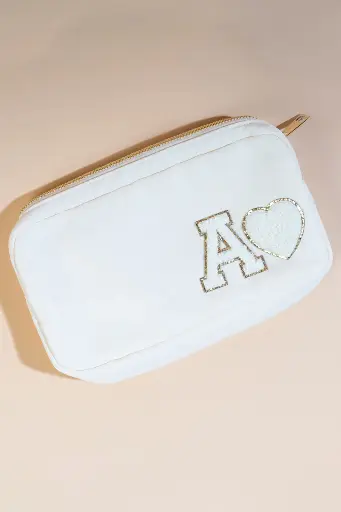 Medium Pouch Almond White