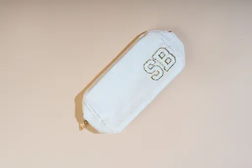 Large Pouch Almond White
