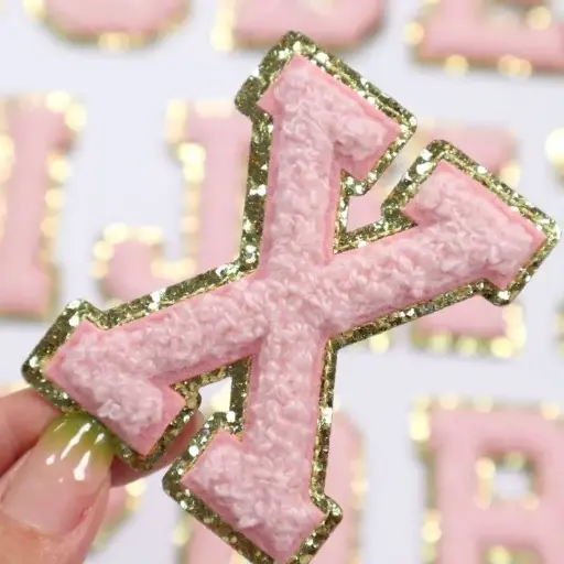 Light Pink Chinelle Patch (A-Z) 
