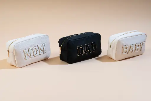 GIFT SET OF MOM DAD BABY POUCHES