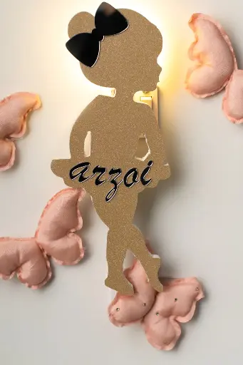 Ballerina Lamp Gold